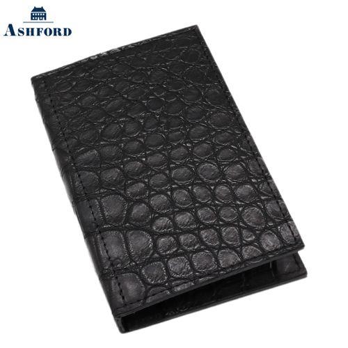 アシュフォード ASHFORD クロコダイル型押し レザー システム手帳 A5 アシュフォードシステム手帳クロコダイルスクエアバックマイクロ5 11mm