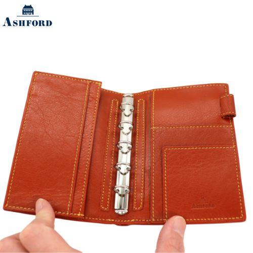 アシュフォード システム手帳 ディープ MICRO5 11mm 名刺フォン