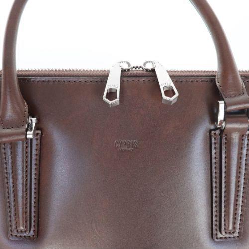 モルフォ CYPRIS キプリス シラサギレザーブガッティ型ブリーフ バッグ 鞄 チョコ  8021-3 |  | 07