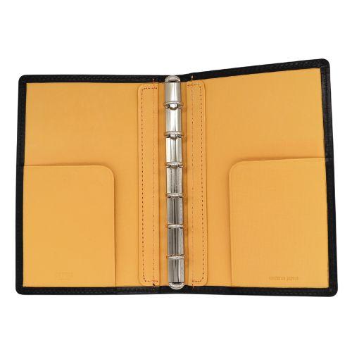 モルフォ キプリス CirasagiLeatherシラサギレザー システム手帳 ミニ6穴11mm ブラック 8032-1 |  | 02