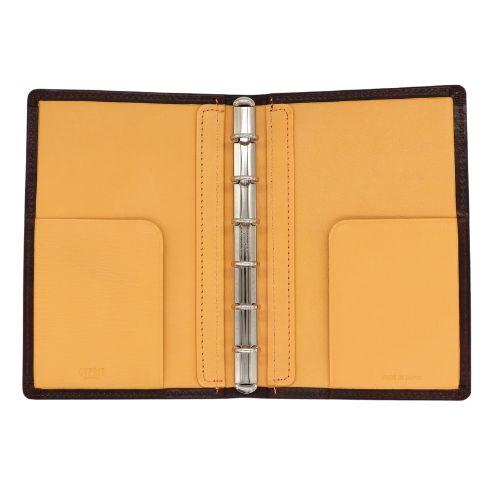 モルフォ キプリス CirasagiLeatherシラサギレザー システム手帳 ミニ6穴11mm チョコ 8032-3 |  | 02