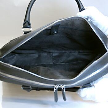 ペッレモルビダ ブリーフバッグ(2室タイプ) チャコールグレー (キャピターノ)鞄[PELLE MORBIDA] CA202-CGRYの画像