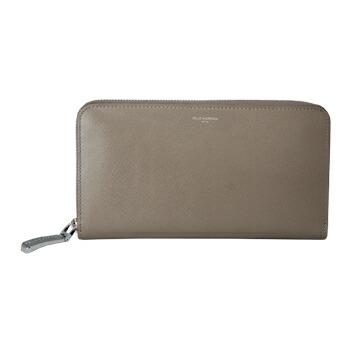 ペッレモルビダ ラウンドジップ財布(Lサイズ) 大 グレージュ Barca