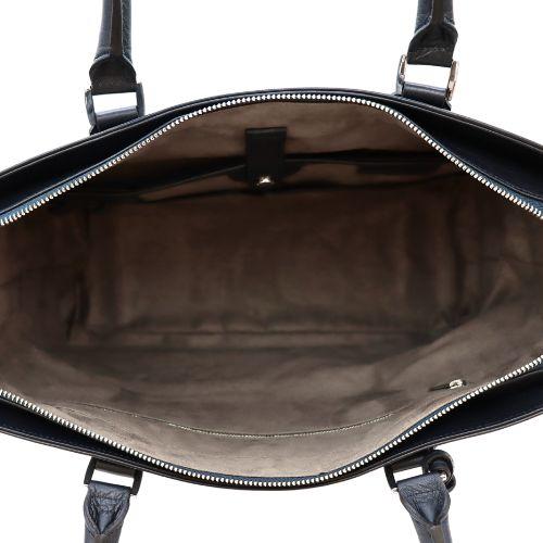ペッレモルビダ メイデンヴォヤージュ横型トートバッグ 鞄 ネイビー PELLE MORBIDA MB048A-NVYの画像