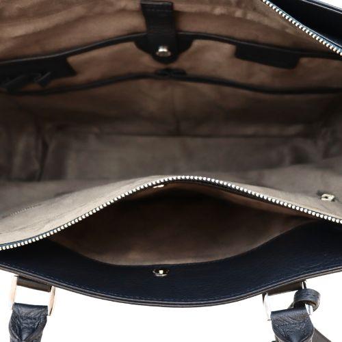 ペッレモルビダ メイデンヴォヤージュ横型トートバッグ 鞄 ネイビー PELLE MORBIDA MB048A-NVYの画像