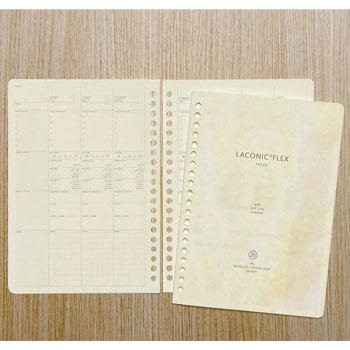 ラコニック FLEX フレックス A5 20穴ルーズリーフ LIFE LOG ライフログ