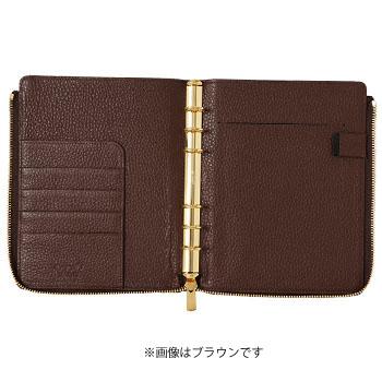 【SEAL限定商品】 クオバディス タイマー17 レザー Lジップカバー フレンチクラシック ネイビー システム手帳QUOVADIS qv936lzfcnv