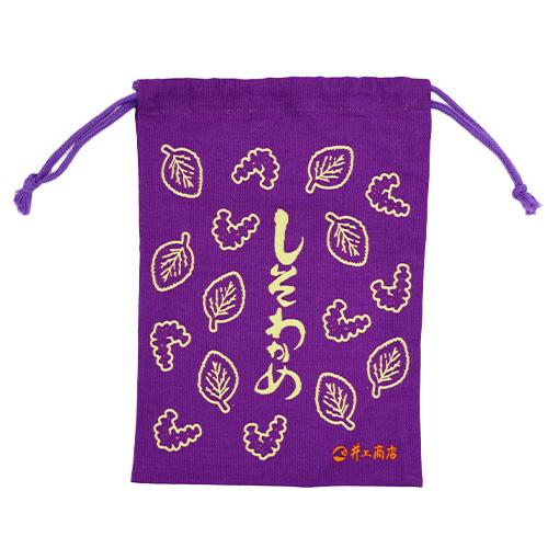 やまぐち愛着プロダクト ジモッチャ 巾着大 井上商店 しそわかめ