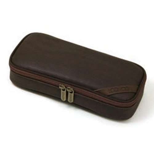 LOONLOON664 ウッド ペンケース 筆箱 ルンルン ダークブラウン 222462