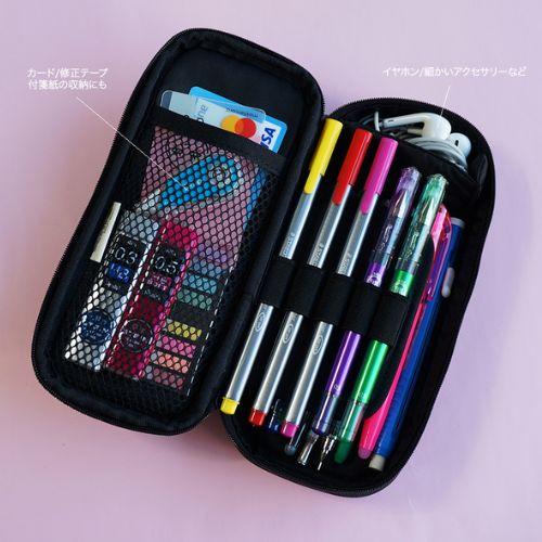 ルンルンLOONLOON 663ストーンペンケース 筆箱 コーヒーブラウン