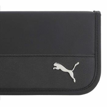 クツワ PUMA プーマ メタルキャットペンケース ブラック 筆箱 筆入れ