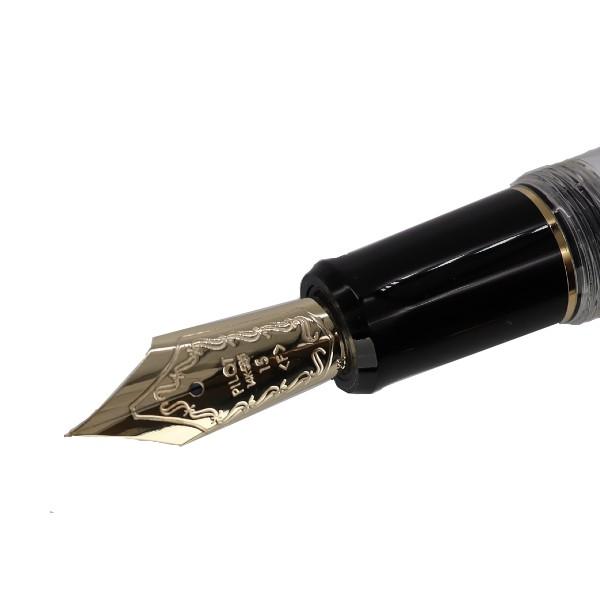 パイロット 万年筆 カスタム823 プランジャー吸入機構式 透明 M 中字