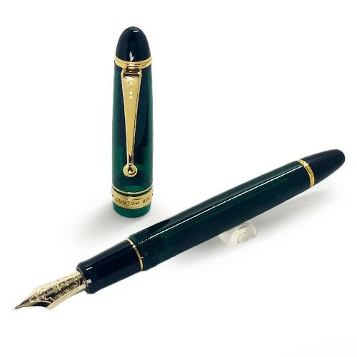 【新品、未使用】カスタム823 グリーン 六花 クロスランド創業80周年記念限定 CrossLand創業80周年記念モデル 万年筆 パイロットカスタム823