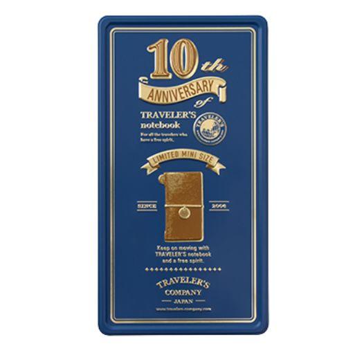 デザインフィル 限定 トラベラーズノートミニ 10周年 缶セット