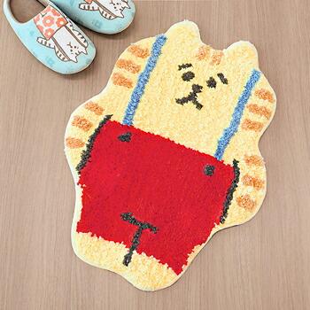 マインドウェイブ ごろごろにゃんすけ ダイカットマット サスペンダー