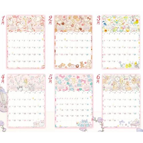 クローズピン 2026年版 たけいみき A3 壁掛けカレンダー Clothes-Pin