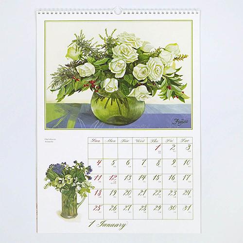☆フロンティア 2026年版カレンダー 橋本不二子 Roses LL ローズ 壁掛け  FRONTIA CAL-201 |  | 01
