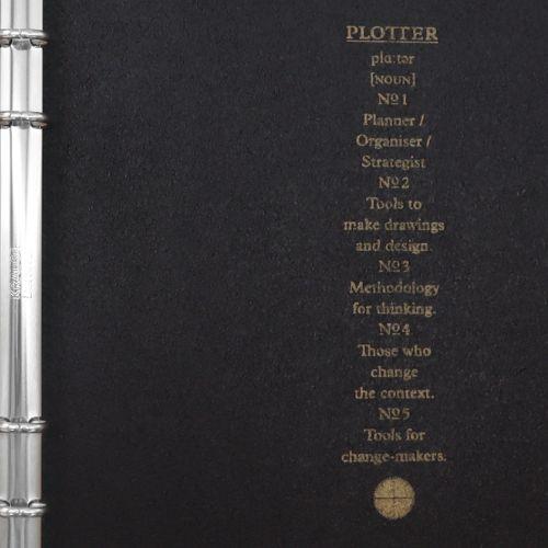☆PLOTTER プロッター 6穴リングレザーバインダー A5サイズ Shrink