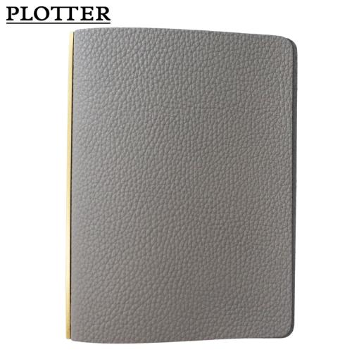 PLOTTER プロッター レザーバインダー m5 グレー ☆PLOTTER プロッター 6穴リングレザーバインダー ミニサイズ Shrink