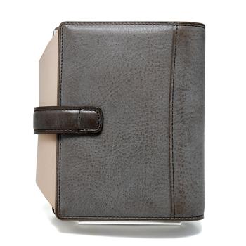 ノックス エヌピアス システム手帳 ミニサイズ グレー×ナチュラル N