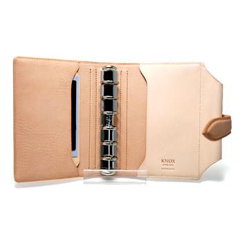 ノックス エヌピアス システム手帳 ミニサイズ ナチュラル×ナチュラル