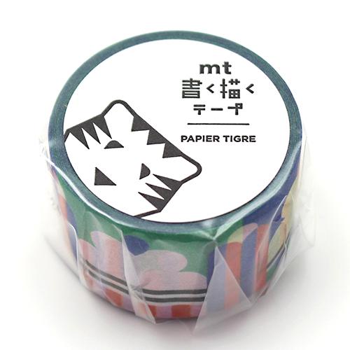カモ井加工紙 マスキングテープ mt 書く描くテープ PAPIER TIGRE ICE