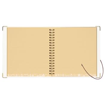 クレイド eric×kleid String-tie notebook White ストリングタイノートブック エリックコラボ ホワイト 8604-01｜bungumarche｜02