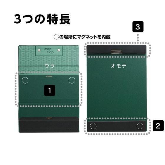 クリップボード a4 おしゃれ ミト マグフラップ バインダー クリップ
