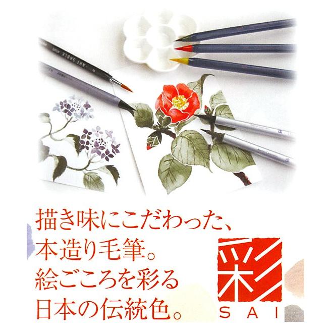 お取寄】カラー筆ペン あかしや水彩毛筆【彩】 全30色セット 【CA200