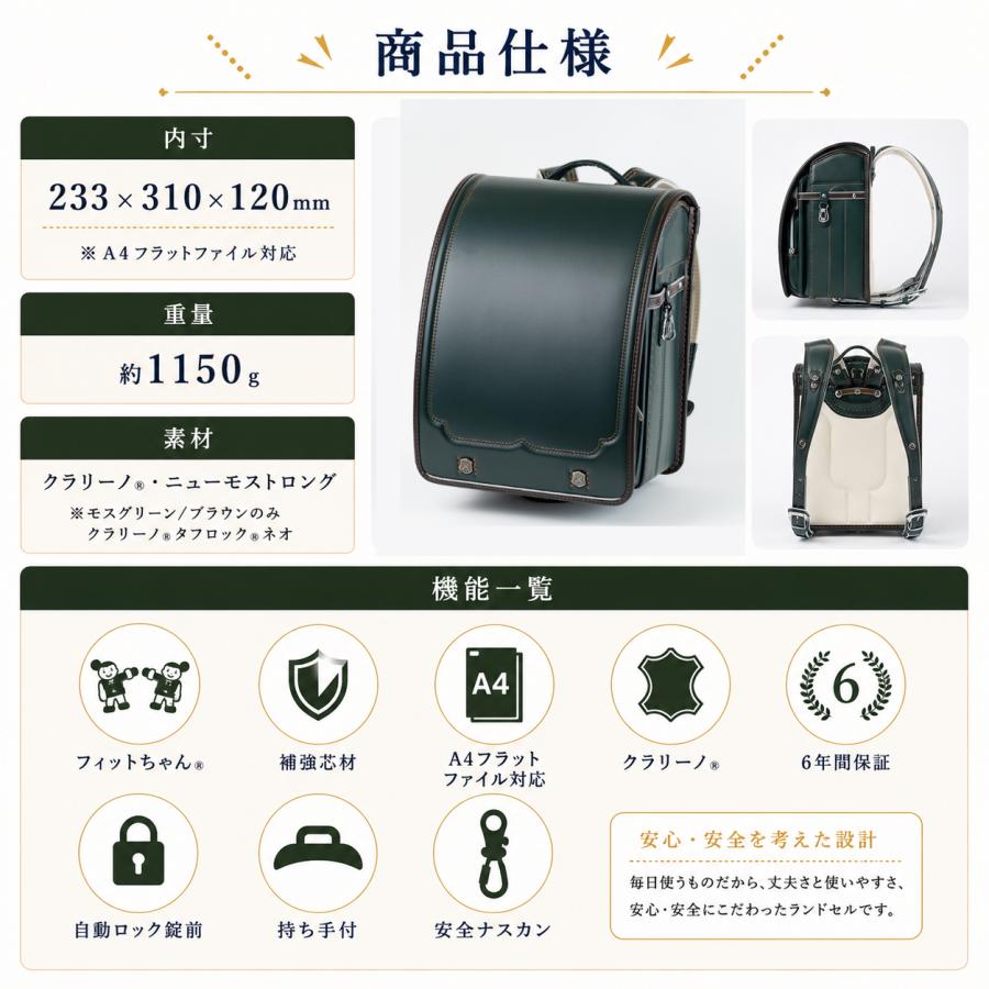 ランドセル 男の子 2027 フィットちゃん カトラス 日本製 ブランド