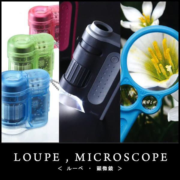 ハンディ顕微鏡 petit ピンク 小型顕微鏡 ルーペ 顕微鏡 ミクロ LEDライト UVライト  メール便不可｜bunguo-no-osk