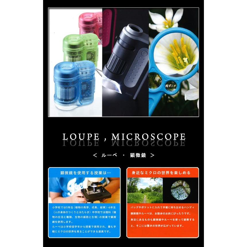 ハンディ顕微鏡 petit ピンク 小型顕微鏡 ルーペ 顕微鏡 ミクロ LEDライト UVライト  メール便不可 |  | 01