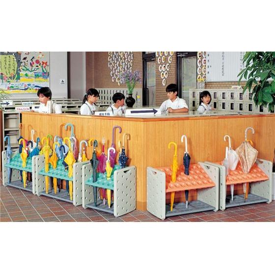 お取寄 傘立*アーバンピット* 筒状 安全配慮 36本 小学校 幼稚園 塾 児童施設 玄関先 《テラモト》 メール便不可_1