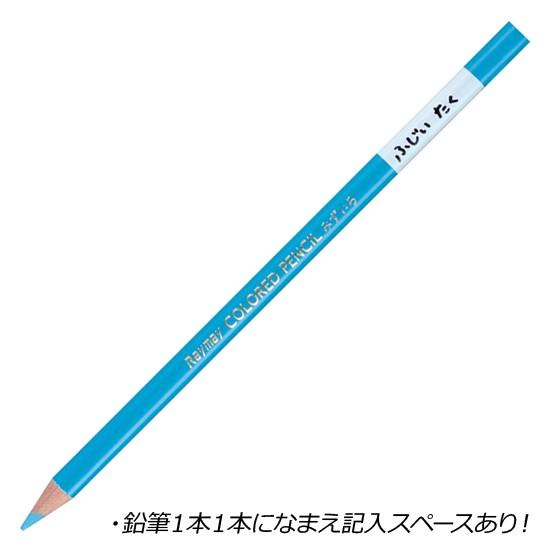 先生オススメ色鉛筆《24色》 プラスチックケース 無地 シンプル 色鉛筆（いろえんぴつ） 子供 24色 男の子 女の子 ブルー/ピンク メール便可｜bunguo-no-osk｜02