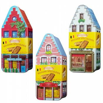 VERMEIREN(ベルメーレン) カラメルビスケット オリジナルハウス缶A 6個セット 4549081495269 VERMEIREN(ベルメーレン) カラメルビスケット オリジナルハウス缶A 6個