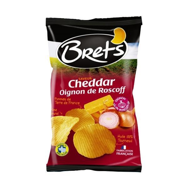 Brets(ブレッツ) ポテトチップス チェダー＆オニオン 125g×10袋