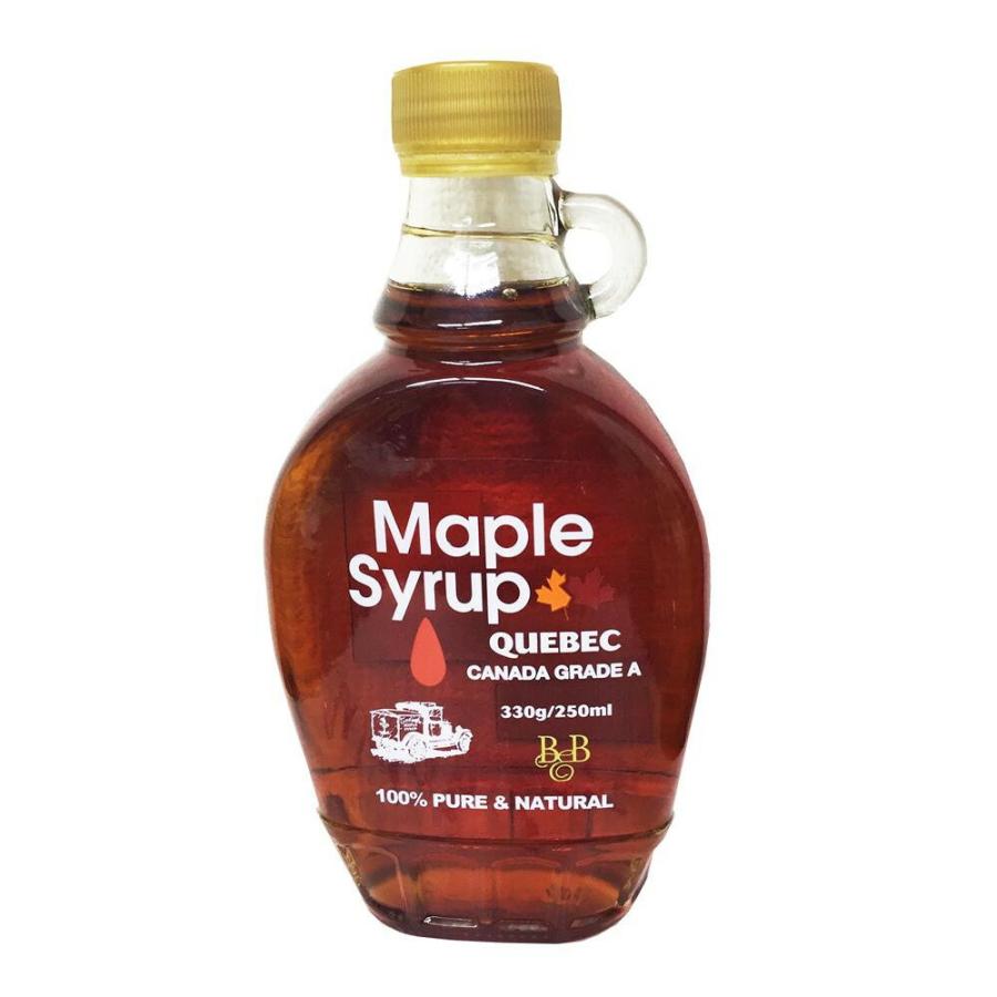 ボーアンドボン B＆B ピュアメープルシロップ アンバーリッチテイスト 330g×12個 4549081698974 ボーアンドボン B＆B ピュアメープルシロップ アンバーリッチテイスト