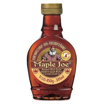 メープルジョー メープルシロップ アンバー(リッチテイスト)PET 450g 6個セット 070071 |b03 メープルジョー メープルシロップ アンバー(リッチテイスト) PET 450g