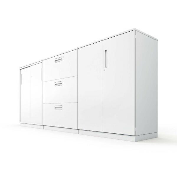 コクヨ システム収納(W880×D450mm)用ダブルベース BWUB-W9SAW ホワイト