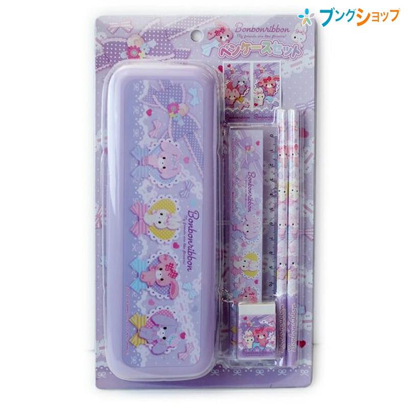 ショウワノート ペンケースセット ぼんぼんりぼん 439705001 文具