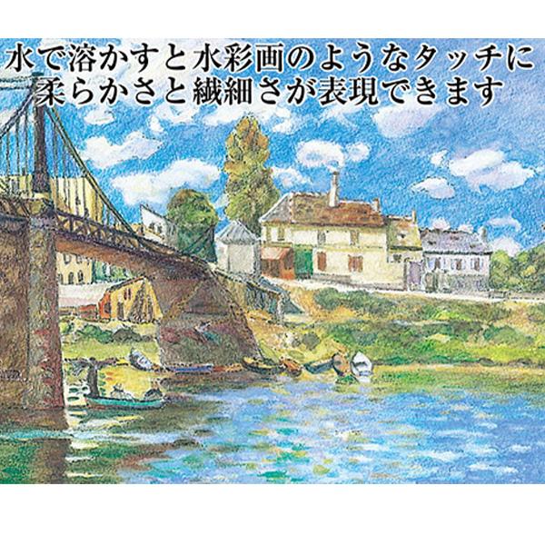 サクラクレパス 水彩色鉛筆24色 EPY24 筆・水入れ・削り器入り 色鉛筆