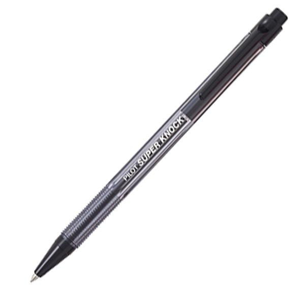 パイロット 油性ボールペン SUPER KNOCK スーパーノック 0.7mm 黒 2本