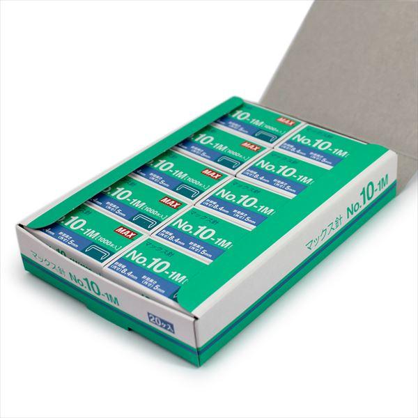 マックス ホチキス針 NO.10-1M 1000本x20箱 : ブングショップ マックス ホチキス針 NO.10-1M 1000本x20箱 : ブングショップ