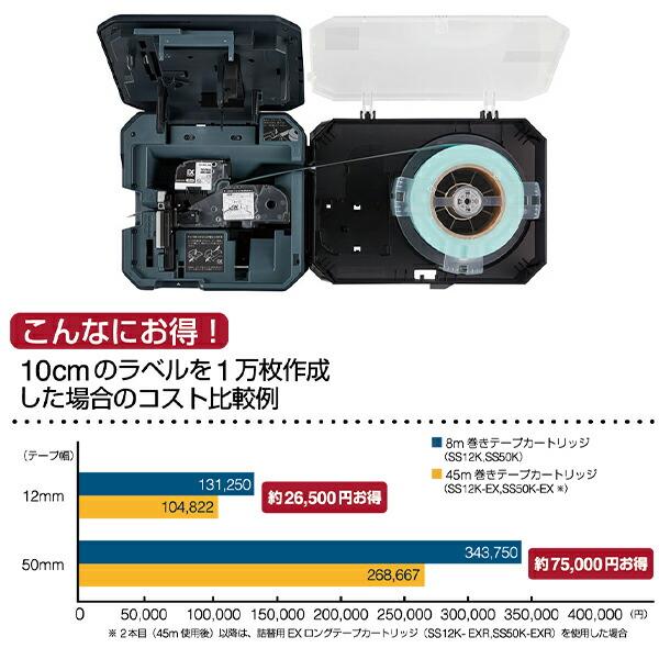 キングジム テプラ PRO SR-R7900P ブラック 大きな文字が印字広幅可能