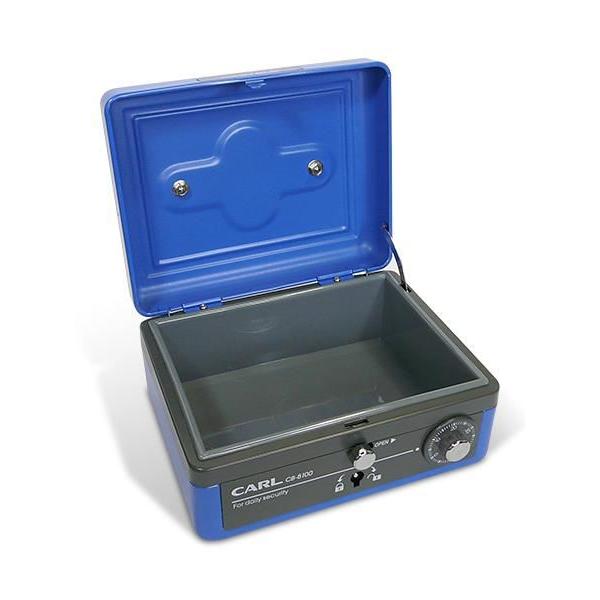 カール事務器 店舗用品 キャッシュボックスM ブルー CB-8100-B CARL