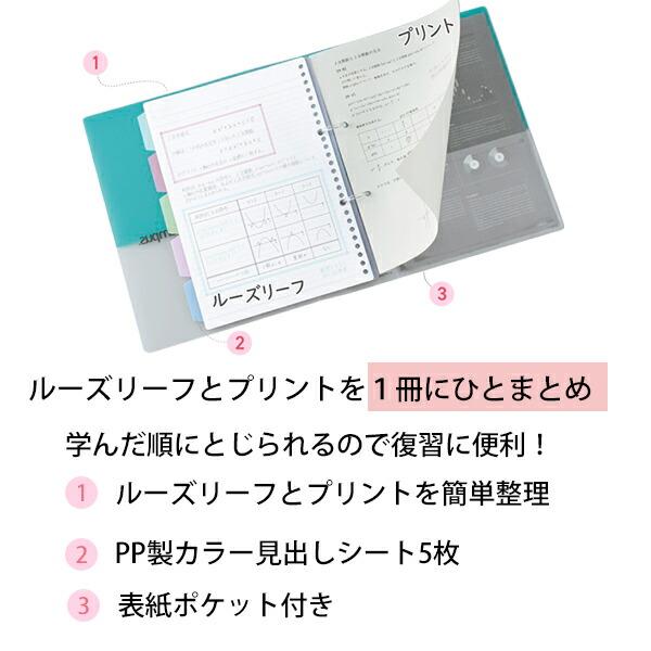 コクヨ プリントもとじやすい2穴ルーズリーフバインダー ル-PP358