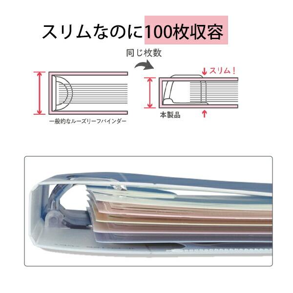 コクヨ プリントもとじやすい2穴ルーズリーフバインダー ル-PP358