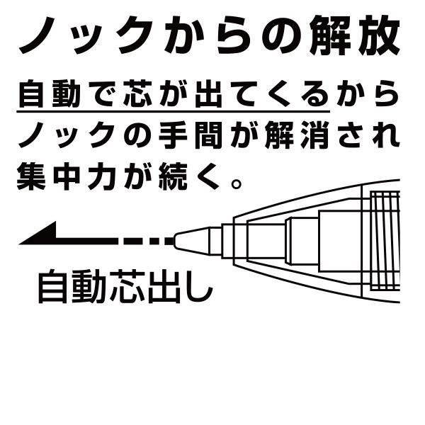 サンスター文具 オートマチックシャープ ノクフリー 0.5mm自動シャープ