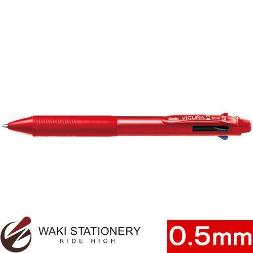 ぺんてる（Pentel） 4色油性ボールペン ビクーニャ C4 極細0.5mm