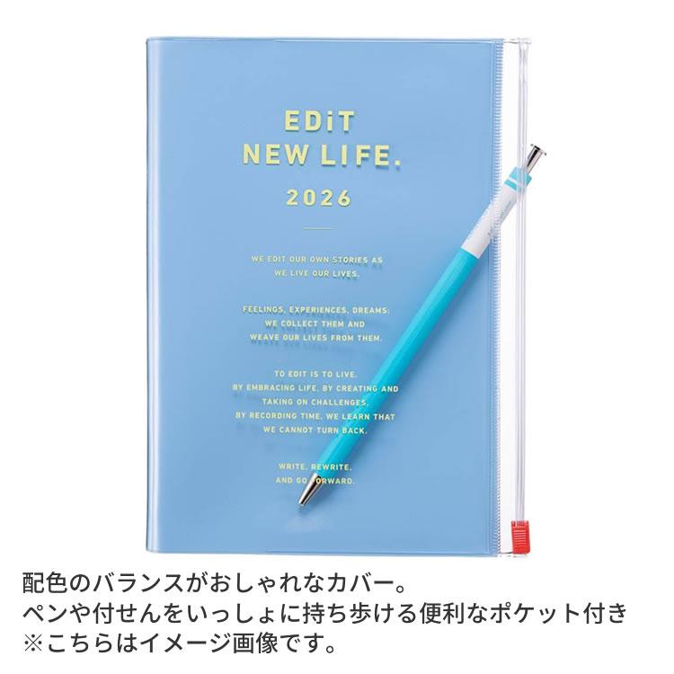 MARK'S（マークス） 購入特典付！ 2026年 手帳 エディット EDiT B6変形